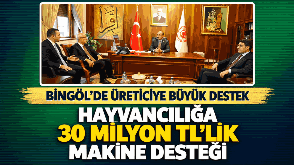 Bingöl’de Üreticiye Büyük Destek