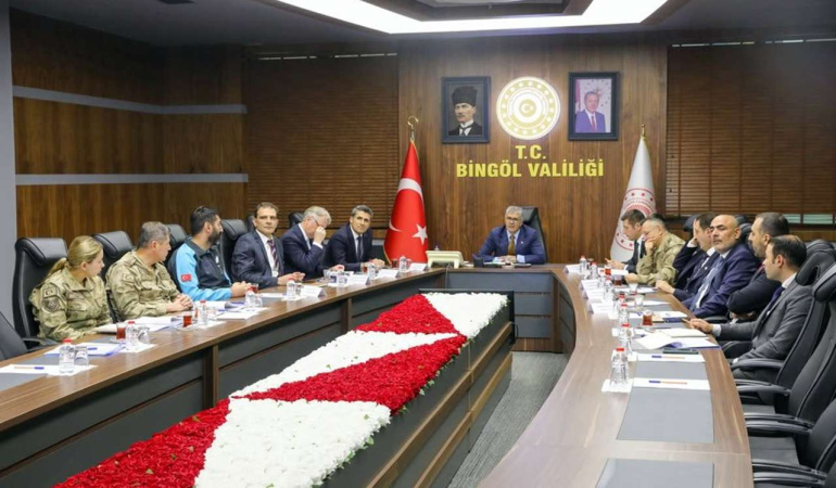Bingöl’de Okullar için güvenlik toplantısı