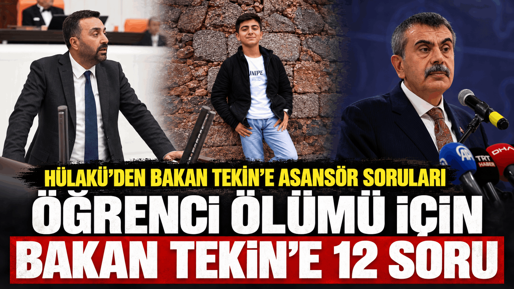 Hülakü’den Bakan Tekin’e Asansör Soruları