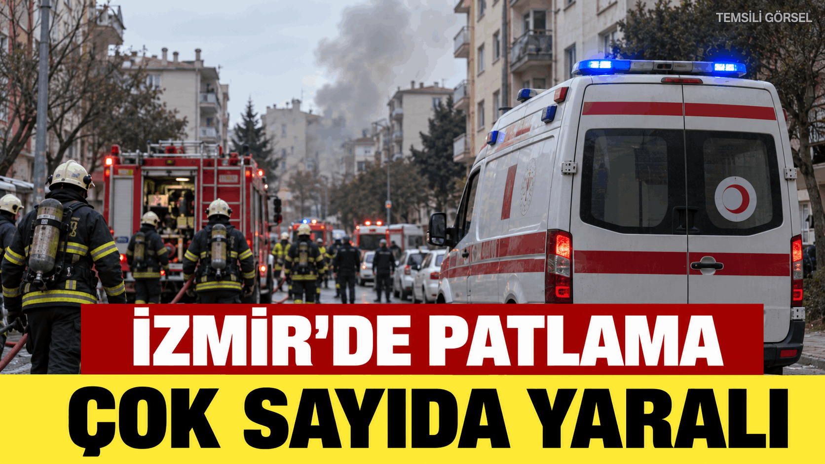 İzmir’de patlama: Çok sayıda yaralı