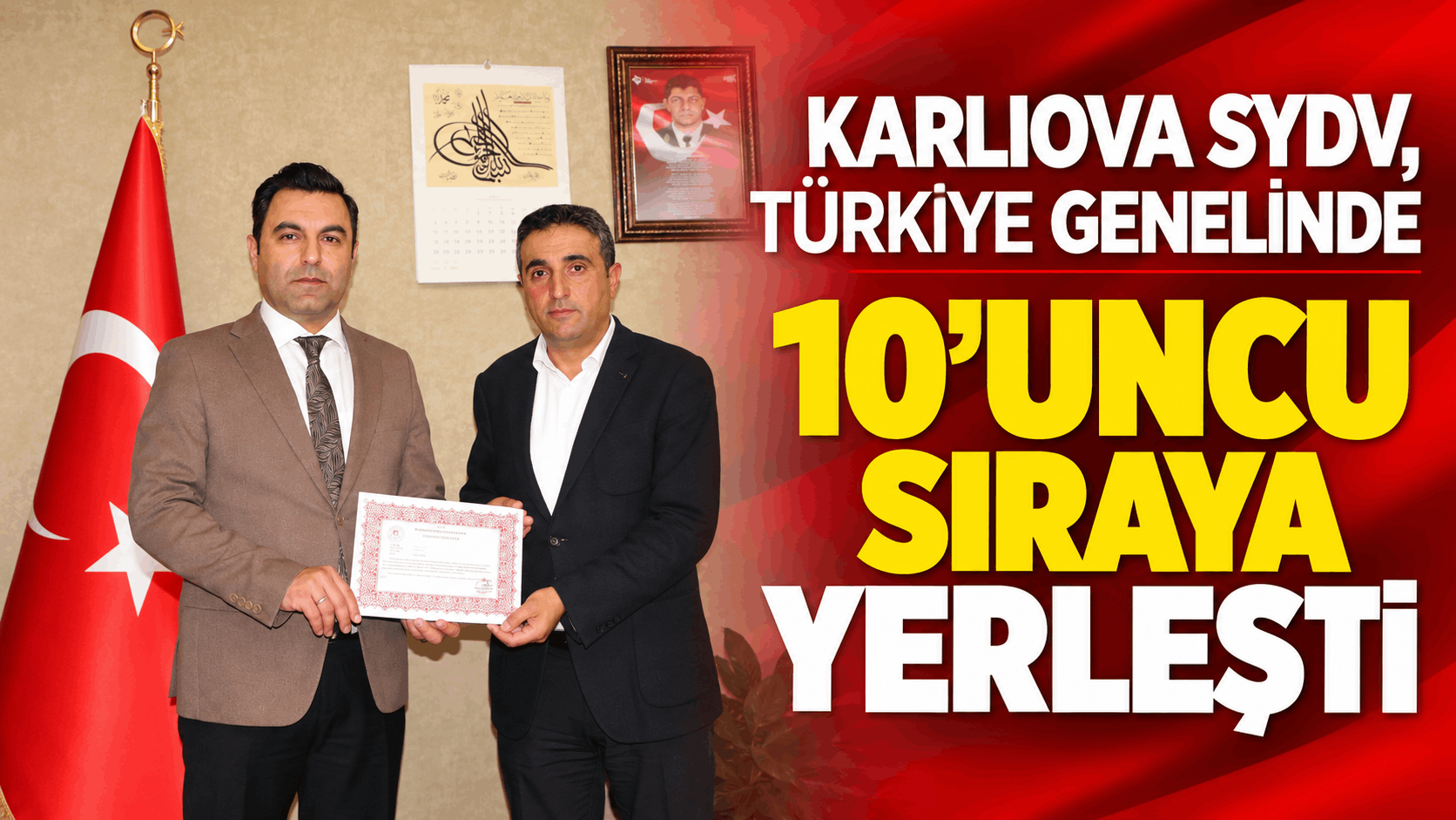 Karlıova SYDV Türkiye 10’uncusu Oldu!