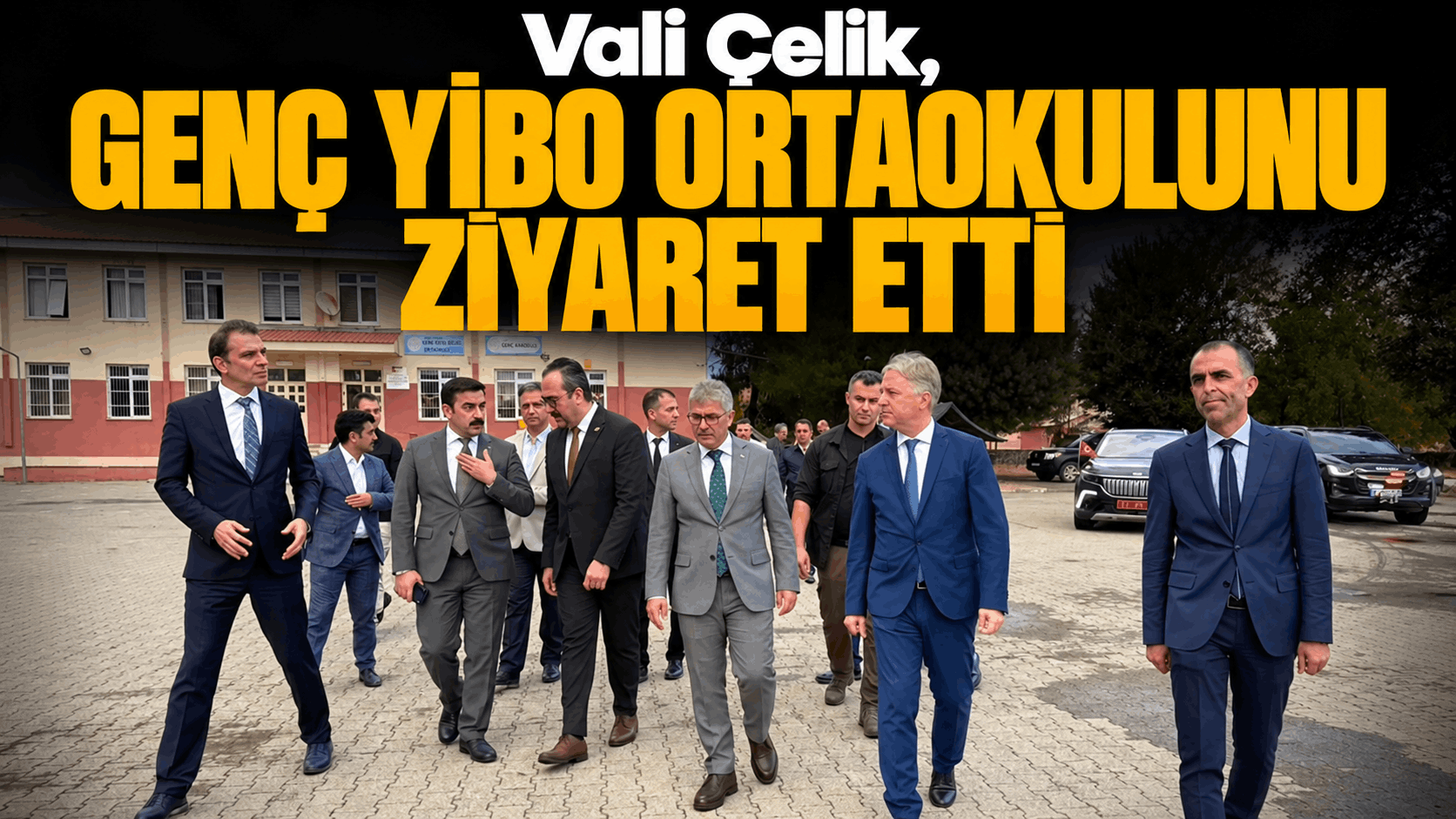 Vali Çelik, Genç YİBO Ortaokulunu ziyaret etti