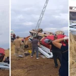 Diyarbakır’da Devrilen Kamyonetteki 5 İşçi Yaralandı