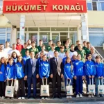 Çınar Kaymakamı Güngör’den Sporculara Malzeme Desteği