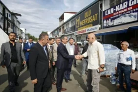 MHP’li Özcoşkun, Gıda Toptancılar Sitesi Esnafını Ziyaret Etti