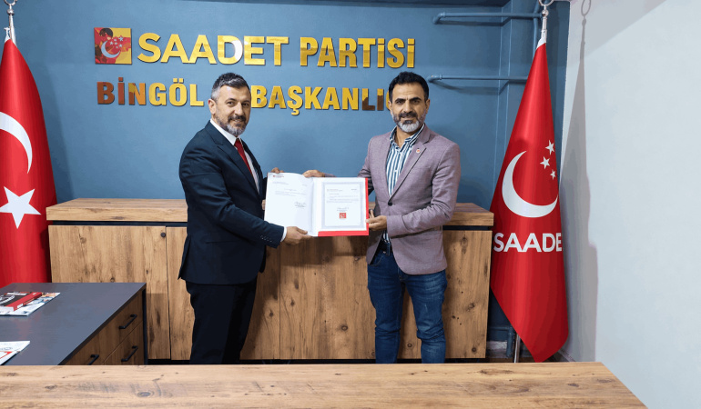 Saadet Partisi Solhan İlçe Başkanlığı’nda Yeni Dönem