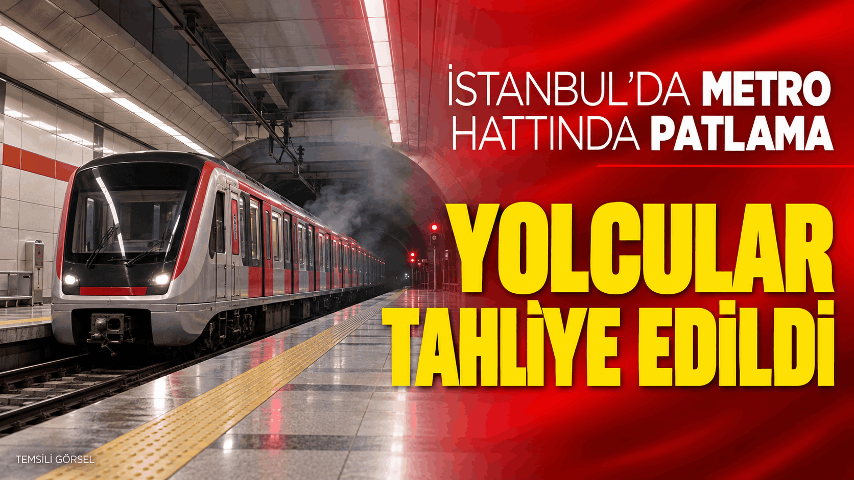 İstanbul’da Metro Hattında Patlama Paniği: Yolcular Tahliye Edildi