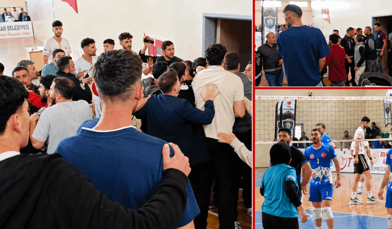 Solhan’da Voleybol Maçında Kavga!