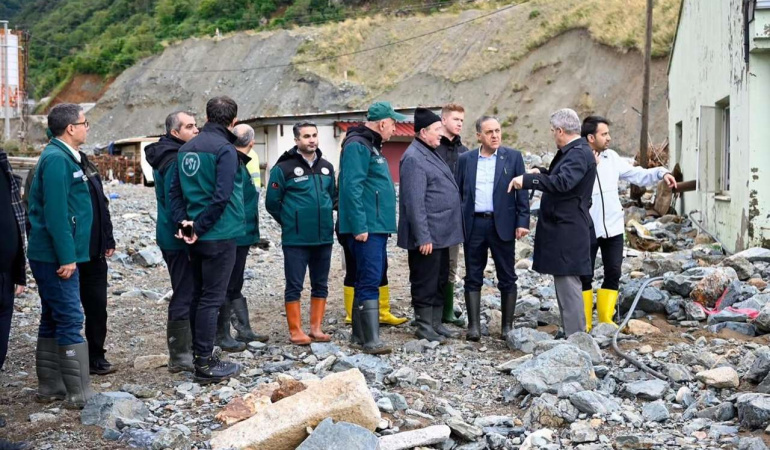 Yalova’da Sel Sonrası Hasar Tespiti
