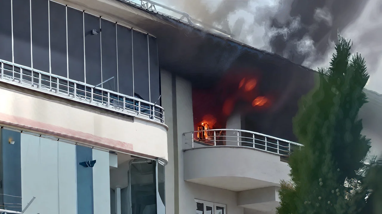 apartman yangını